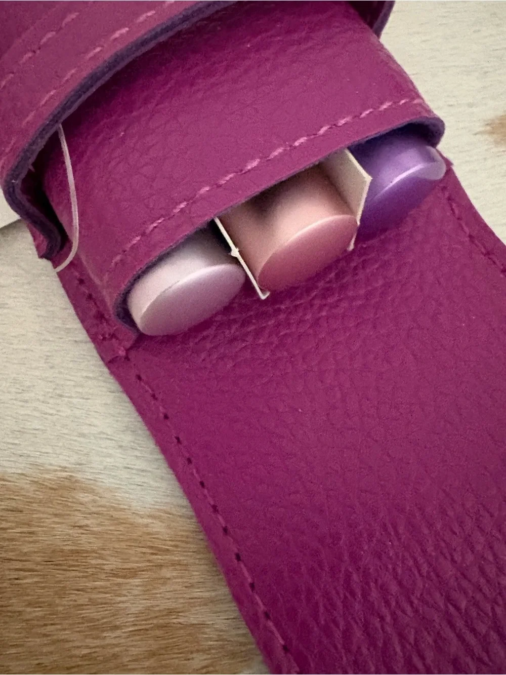Nordstrom Fuchsia Travel Rollerball Pouch